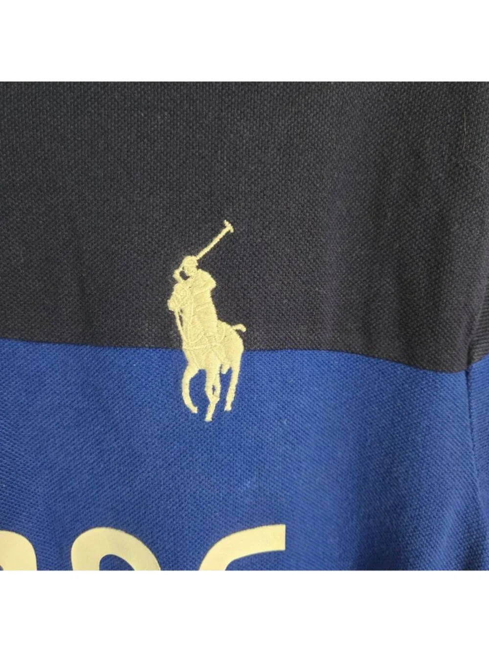 Polo Ralph Lauren Custom Fit Designer Equestrian Polo Pony Polo Shirt Size L